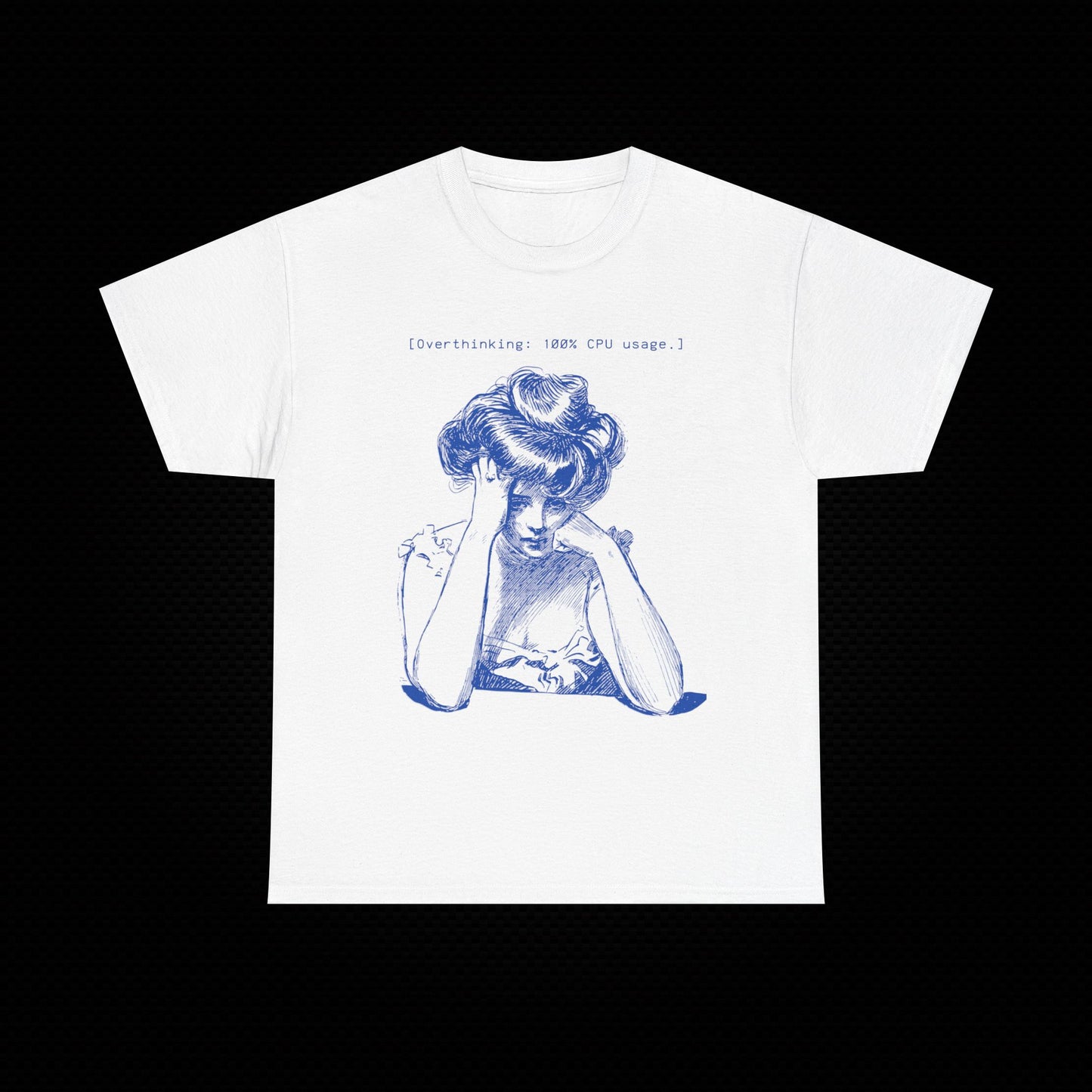 Overthinking - GeekyWit Unisex Heavy Cotton Tee