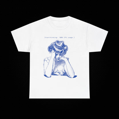Overthinking - GeekyWit Unisex Heavy Cotton Tee