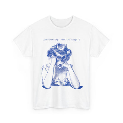Overthinking - GeekyWit Unisex Heavy Cotton Tee