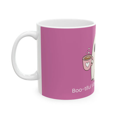 Boo-tiful Vibes Ceramic Mug, (11oz, 15oz)