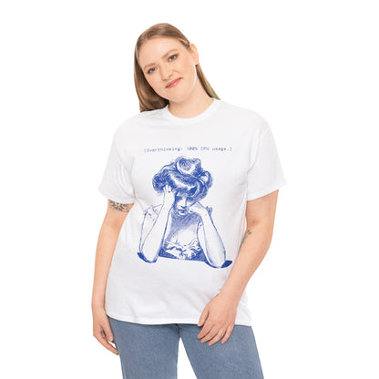 Overthinking - GeekyWit Unisex Heavy Cotton Tee